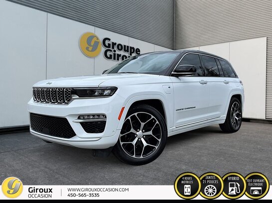 JEEP GRAND CHEROKEE SUMMIT 4XE 2022 2022 Blanc JEEP GRAND CHEROKEE SUMMIT 4XE 2022 2022 Blanc